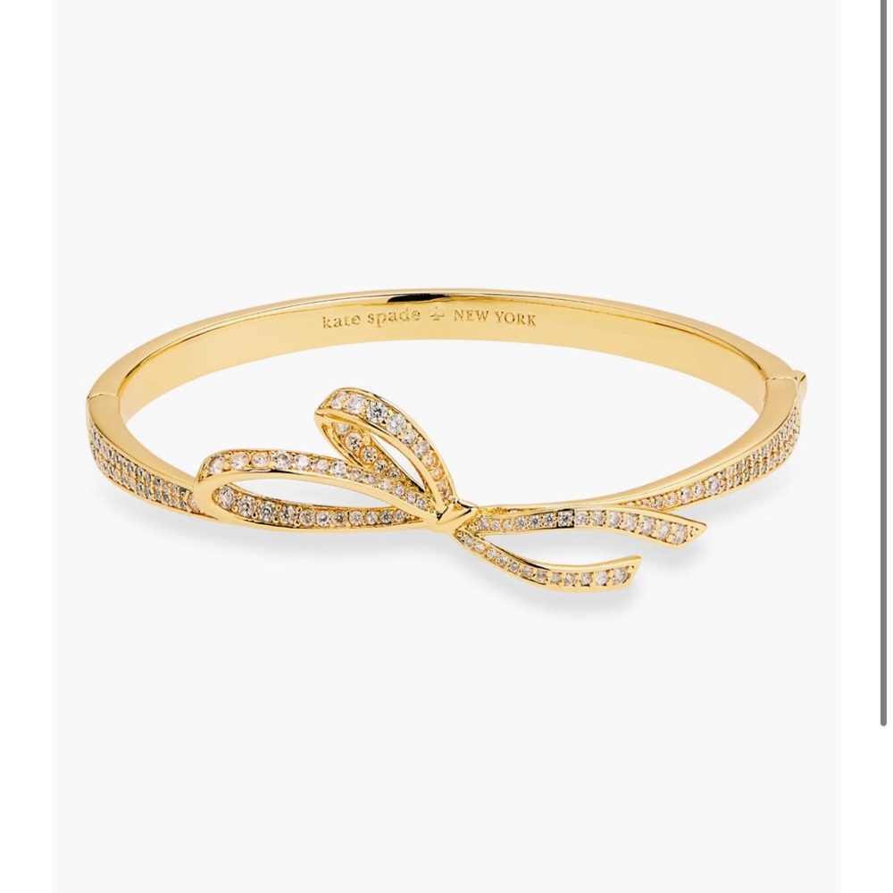 Kate Spade all tied up pavé bangle bracelet
